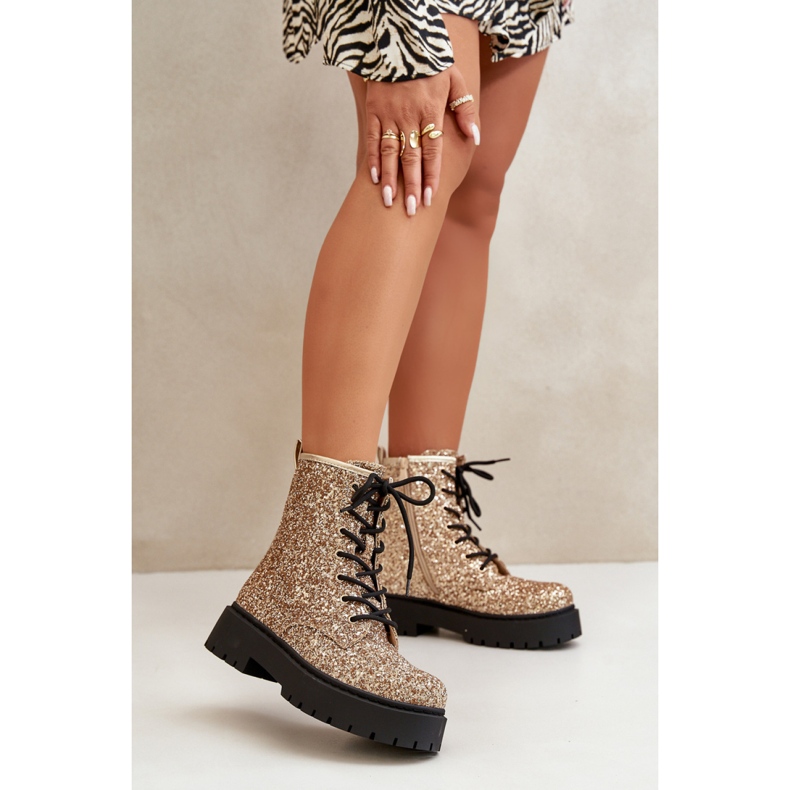 Step in style Muncitori Model Liatheine HB-272 Gold - Pas în stil galben 1