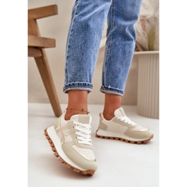 Step in style Pantofi Sport Model Mialunae YH30 Bej - Pas in stil 1