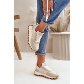 Step in style Pantofi Sport Model Mialunae YH30 Bej - Pas in stil 2