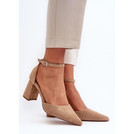 Step in style Pompe Model Halene Y2385-1 Bej - Pas în stil 1