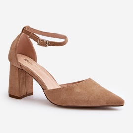 Step in style Pompe Model Halene Y2385-1 Bej - Pas în stil 2