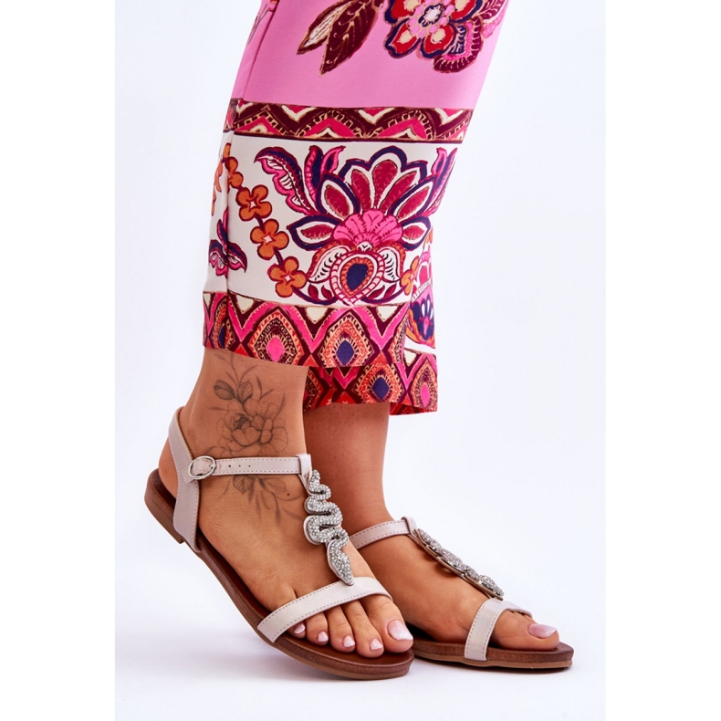 Step in style Sandale Model S.Barski KV-5541-42 Bej - Pas în stil 2