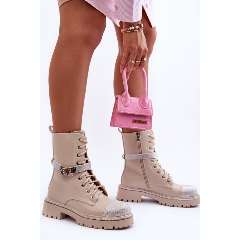 Step in style Cizme de lucru Model Totah 52022 Bej - Pas în stil 1