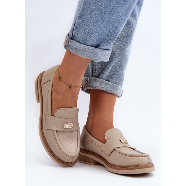 Step in style Mocasini Model Zazoo 20165 Bej - Pas in stil 1