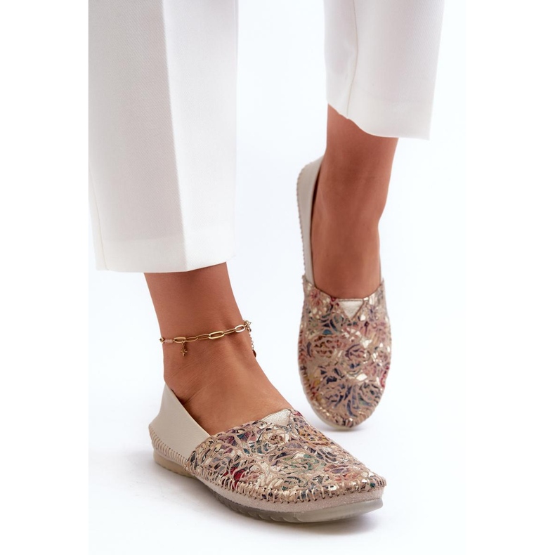 Step in style Balerini Model Maciejka 1930B-04 Bej - Pas în stil 1