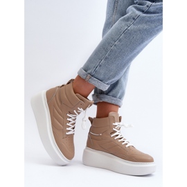 Step in style Pantofi sport Model Zazoo 3392/X Bej - Pas in stil 2