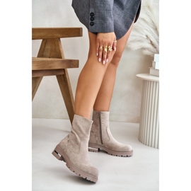Step in style Cizme Model Narilie LG866 Bej - Pas in stil 1