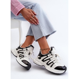 Step in style Pantofi sport Model Ahmani NB633P Alb/Negru - Pas in stil 2
