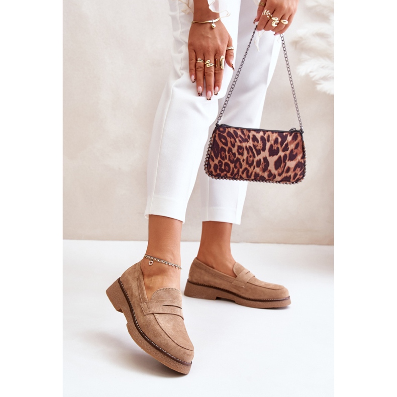 Step in style Mocasini Model Belania C-528 Bej - Pas in stil 1