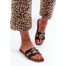 Step in style Sandale Flip-flops Model Sergio Leone SK077H Negru - Pas în stil 2