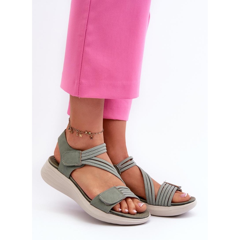 Step in style Sandale Model Eladora 24SD06-7056 Verde - Pas in stil 1