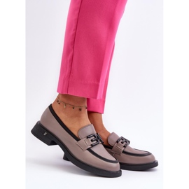 Step in style Mocasini Model Triana 63501 Bej Inchis - Pas in stil gri 1 Step in style Mocasini Model Triana 63501 Bej Inchis - Pas in stil gri 1