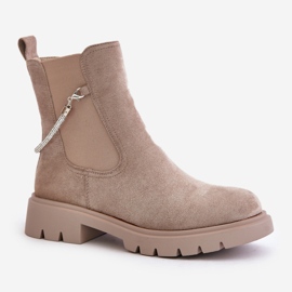 Step in style Cizme chelsea Model Labenne G855 Bej - Pas în stil 2
