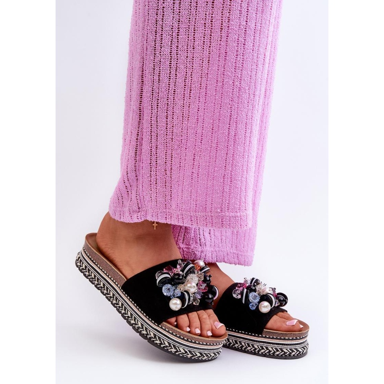 Step in style Sandale Flip-flops Model S.Barski HY077 Negru - Pas în stil 1