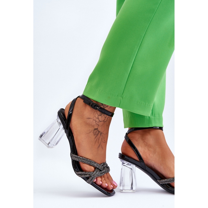 Step in style Sandale Model Randy MR-13 Black - Pas în stil negru 2