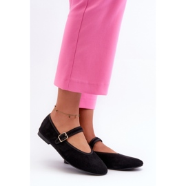 Step in style Balerini Model Anlofi T612P Negru - Pas in stil 1