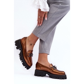 Step in style Pantofi Model Laura Messi 2699-744 Gold - Pas in stil galben 1