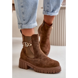 Step in style Cizme Model Bervena SZ103 Maro - Pas in stil 1