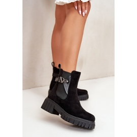 Step in style Cizme Model Bervena SZ103 Negru - Pas in stil 1