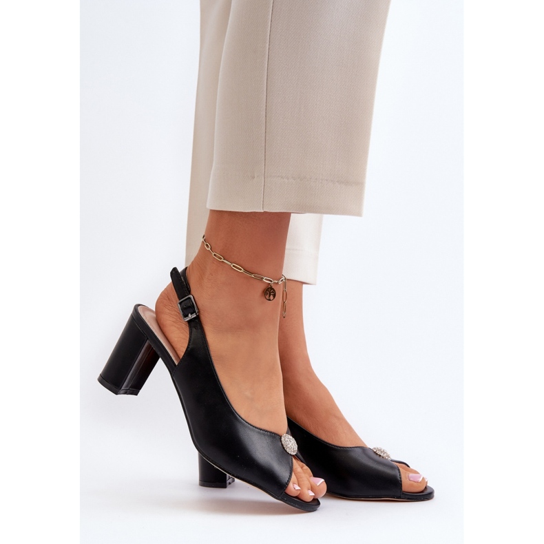 Step in style Sandale Model Trasea 24SD98-6785 Negru - Pas in stil 1