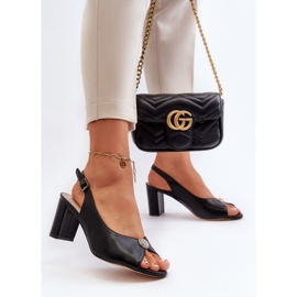 Step in style Sandale Model Trasea 24SD98-6785 Negru - Pas in stil 2