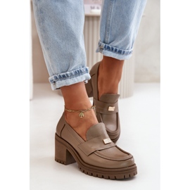 Step in style Pantofi Model Zazoo 20168 Bej Inchis - Pas in stil 1