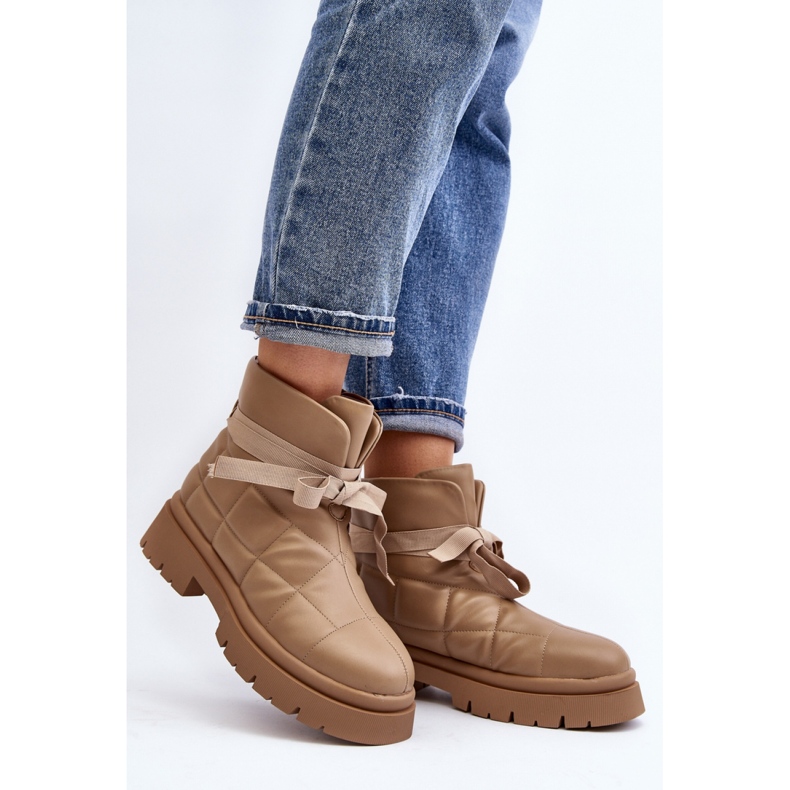 Step in style Cizme Model Bizzanti NS307 Khaki - Pas in stil bej 1