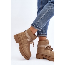 Step in style Cizme Model Bizzanti NS307 Khaki - Pas in stil bej 2