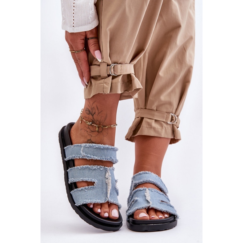 Step in style Sandale Flip-flops Model Lamirose H8-523 Blue - Pas în stil albastru 1