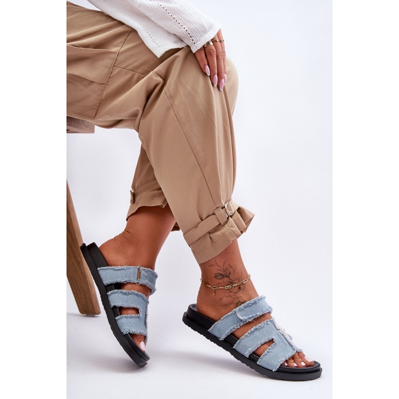 Step in style Sandale Flip-flops Model Lamirose H8-523 Blue - Pas în stil albastru 2