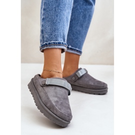 Step in style Papuci Model Azida YY-12 Gri - Pas in stil 1