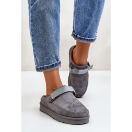 Step in style Papuci Model Azida YY-12 Gri - Pas in stil 2