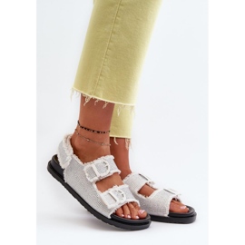 Step in style Sandale Model Irmale H8-698 Alb - Pas in stil 1