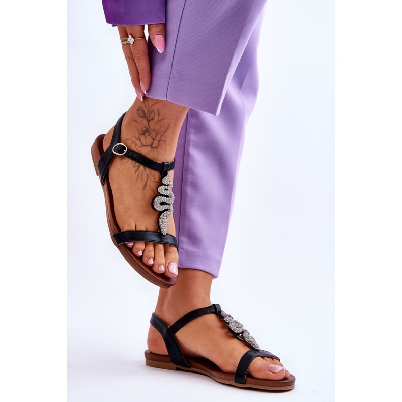 Step in style Sandale Model S.Barski KV-5541-42 Negru - Pas in stil 2