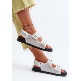 Step in style Sandale Model Irmale H8-698 Alb - Pas in stil 2