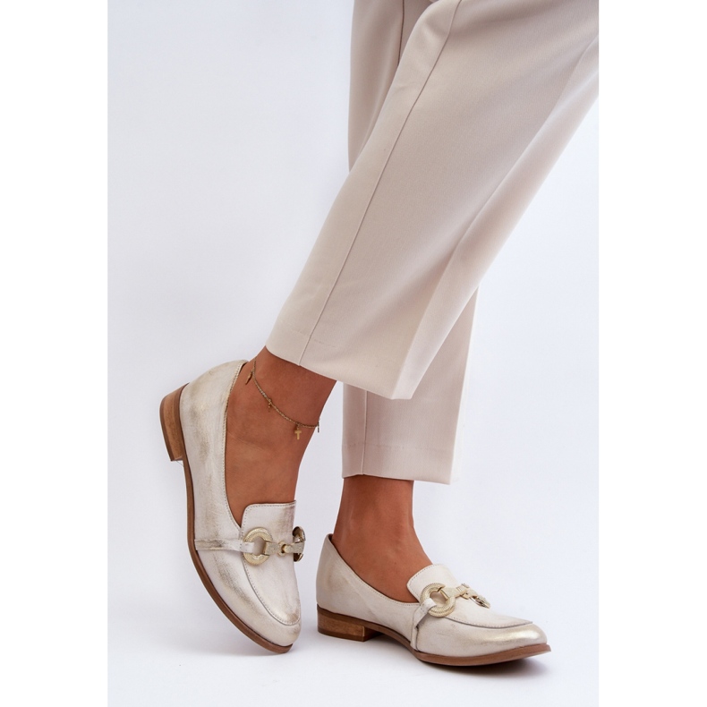 Step in style Mocasini Model Zazoo 2880/004 Gold - Pas in stil galben 2