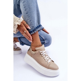 Step in style Pantofi sport Model Lemar 10150 Bej - Pas in stil 2