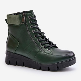 Step in style Cizme Model Savindria RMR23109A-2 Verde - Pas in stil 2