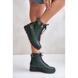 Step in style Cizme Model Savindria RMR23109A-2 Verde - Pas in stil 3
