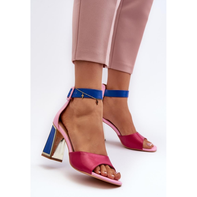 Step in style Sandale Model Rosazara 24SD35-6815 roz - Pas în stil 1 Step in style Sandale Model Rosazara 24SD35-6815 roz - Pas în stil 1