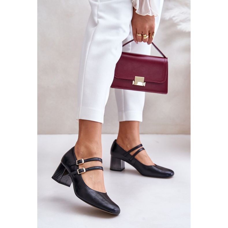 Step in style Pompe Model Laura Messi 2857 Black - Pas în stil negru 1