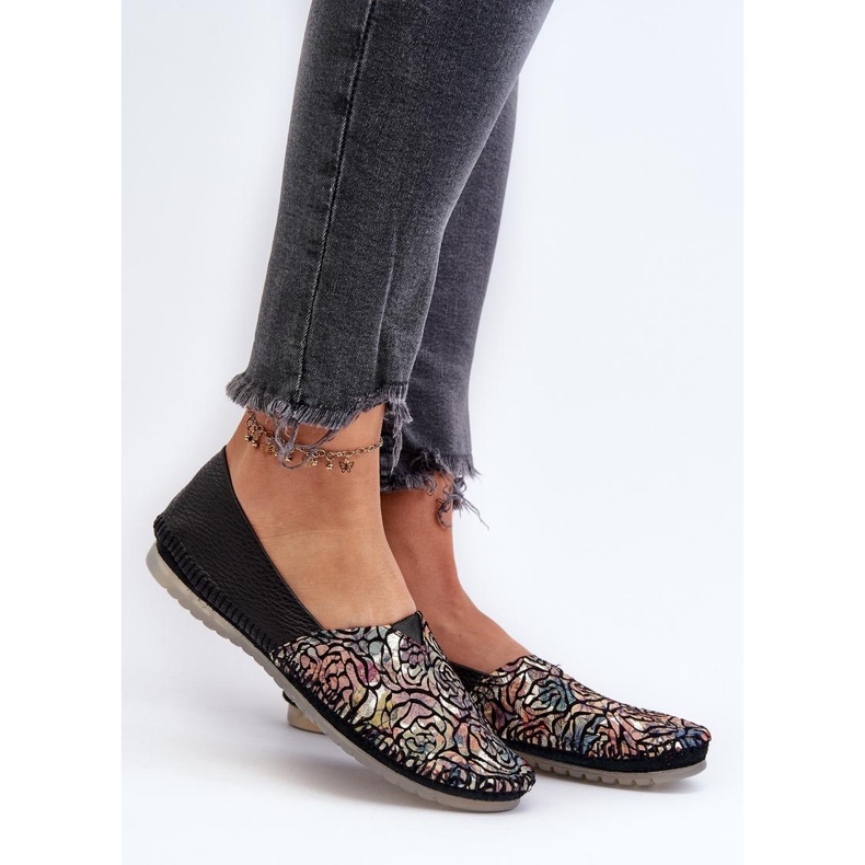 Step in style Pantofi de balerina Model Maciejka 1930B-01 Negru - Pas in stil 1