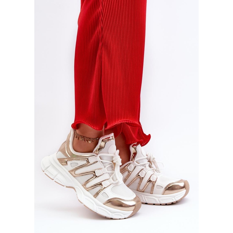 Step in style Pantofi sport Model Ahmani NB633P Alb/Auriu - Pas în stil 1