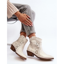 Step in style Cizme Model Zazoo 2870/004 Argintiu - Pas in stil gri 2