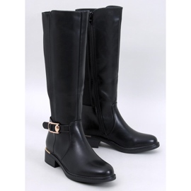 Ghete de dama clasice Conta Black negru 1
