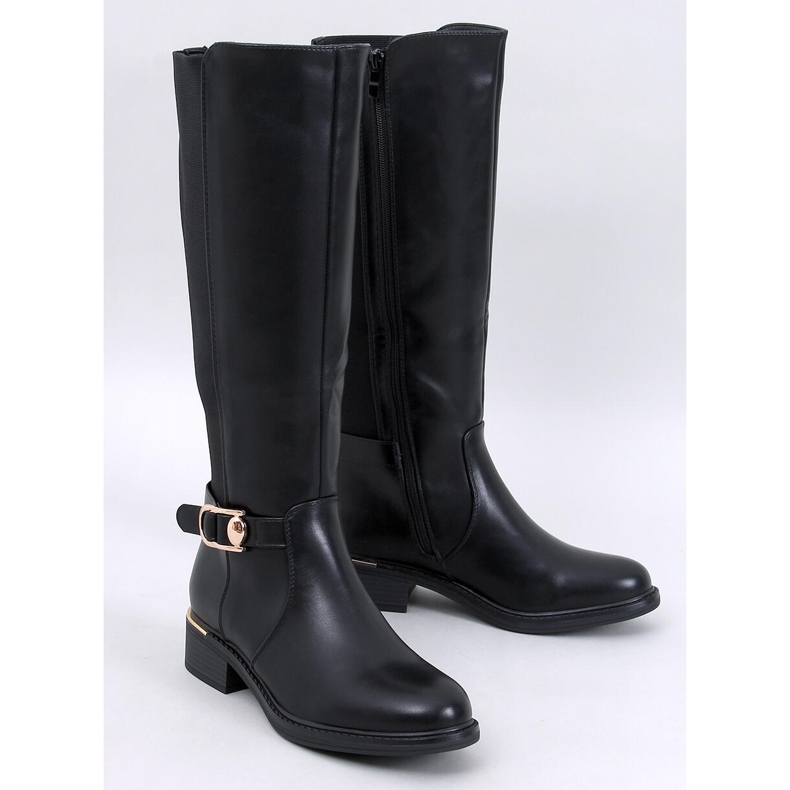 Ghete de dama clasice Conta Black negru 1 Ghete de dama clasice Conta Black negru 1