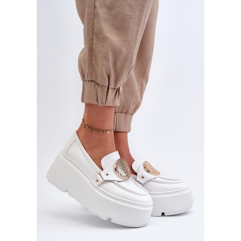 Step in style Mocasini Model Zazoo 3458 White - Pas in stil alb 1