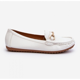 Mocasini NN22-986 Alb 2