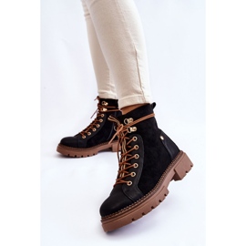 Step in style Cizme Trappery Model Alette 22BT35-5063 Negru - Pas în stil 2