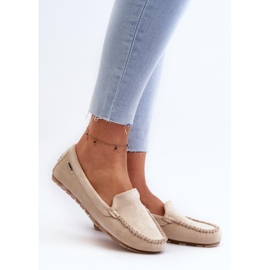 Mocasini de dama Classic Beige bej 1